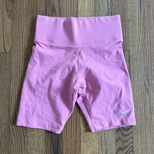 NWOT Nike Pink Biker Shorts
